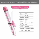 Kemei KM 1291 Ceramic Professional 3 in 1 Electric Hair Straightener - Image 2