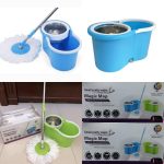 360° Rotating Easy Wring Spin Mop Bucket Set