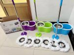 360° Rotating Easy Wring Spin Mop Bucket Set - Image 2