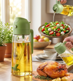 2 in 1 Oil Dispenser And Sprayer Bottle