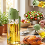 2 in 1 Oil Dispenser And Sprayer Bottle