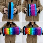 Portable Rainbow  Folding Chair stool - Image 3