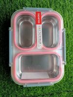 Tedemei Stainless Steel Lunch Box With 3 Compartments (1.2 L) - Image 6