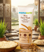 Mamaearth Rice Water Face Wash with Niacinamide for Glass Skin - 100ml