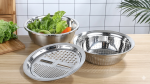 3-in-1 high-quality stainless steel kitchen tool (26 cm)