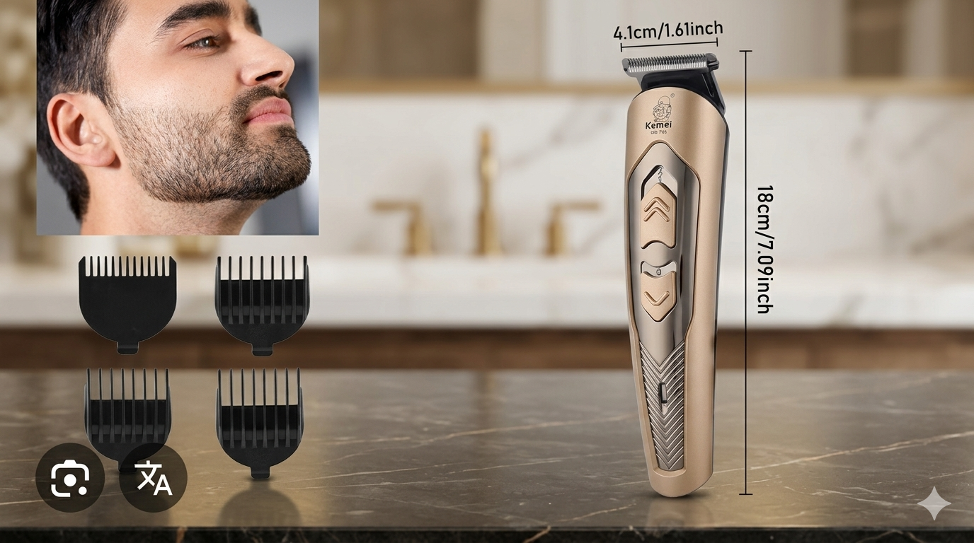 KEMEI KM-756 Rechargeable Hair Clipper KEMEI KM-756 Rechargeable Hair Clipper
