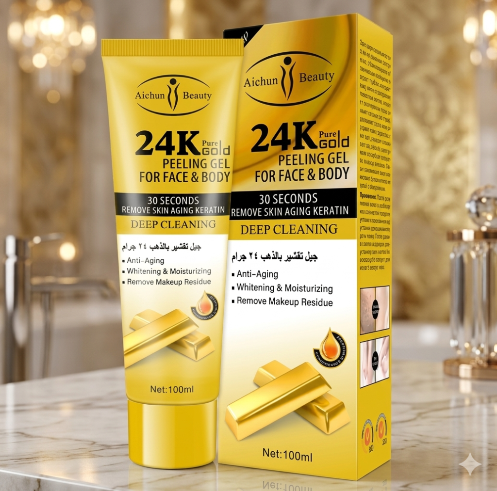 24K gold Pelling gel