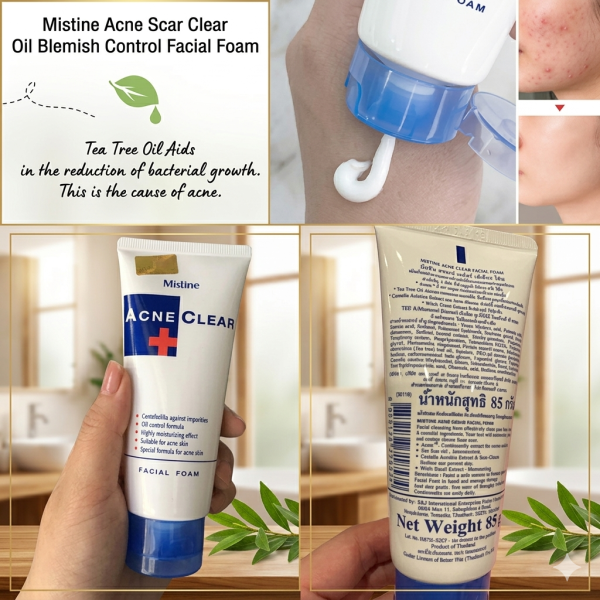 Mistine Acne Clear Facial Foam 85g