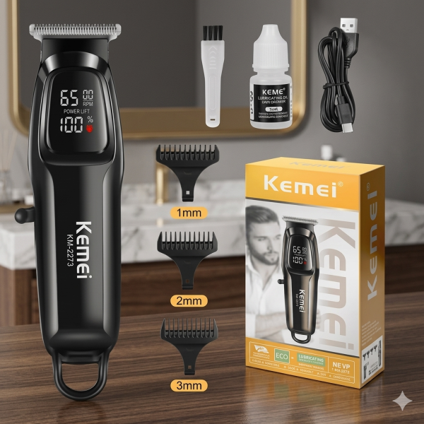 Kemei KM-2273 Hair Clipper and Beard Trimmer for Men
