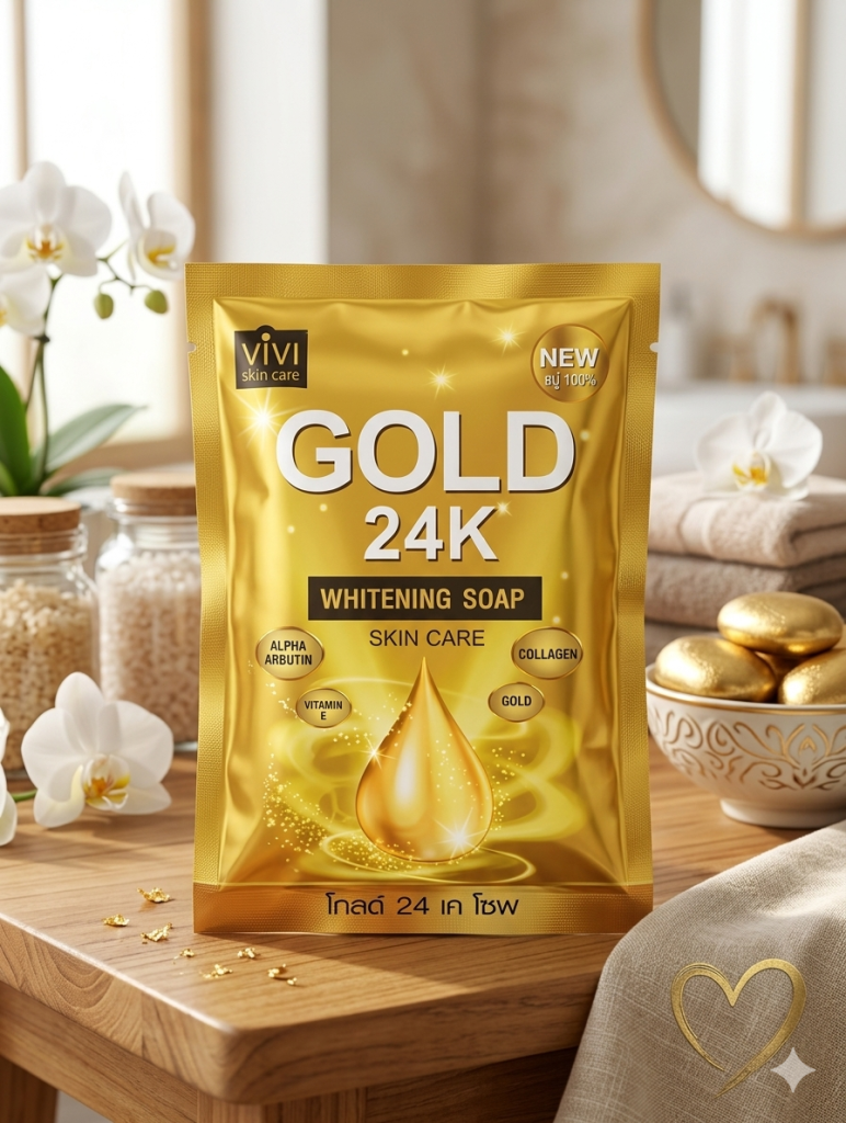 Gold 24k Whitening Soap