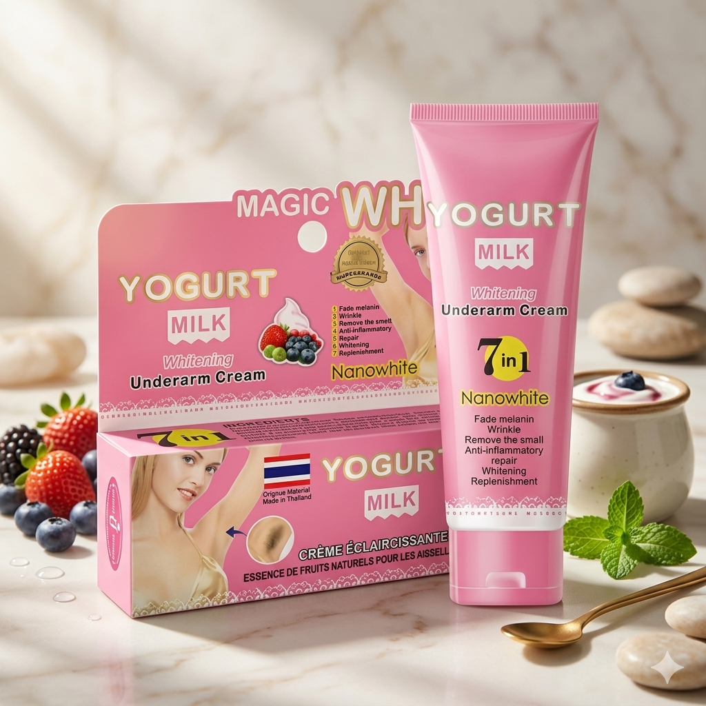 Aichun Beauty Yogurt Milk Underarm Whitening Cream 80gm