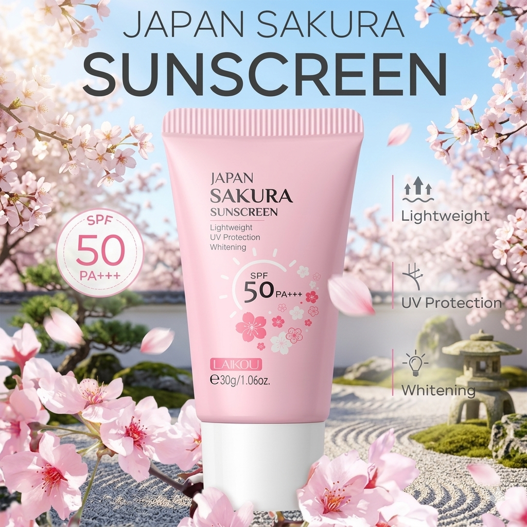 Laikou Japan Sakura Sunscreen SPF 30gm