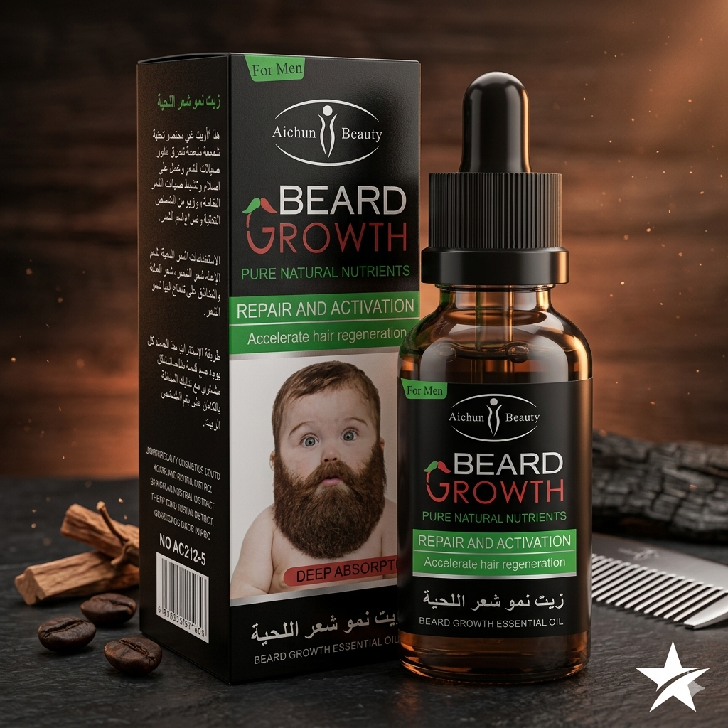 Beard growth Oil