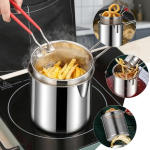 Deep Frying Pot with Strainer
