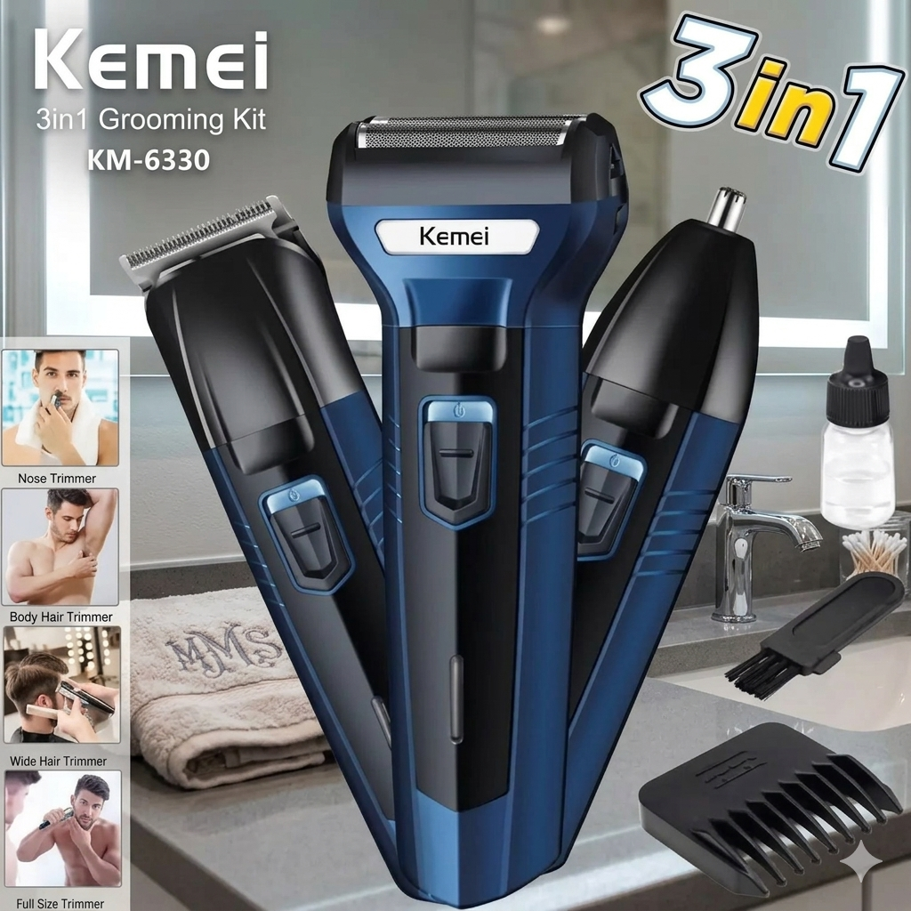 Kemei -6330 model Rechargble Hair trimmer