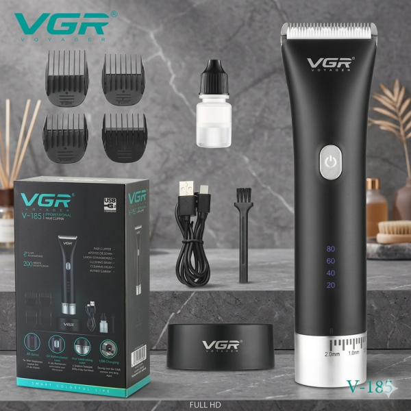 VGR V-185 Hair Clippers & Beard Trimmer