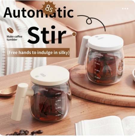 Electric Mixing Cup Self Stirring Coffee Mug 400ML