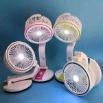 LR fan (Adjustable rechargeable folding fan with led light - Image 4