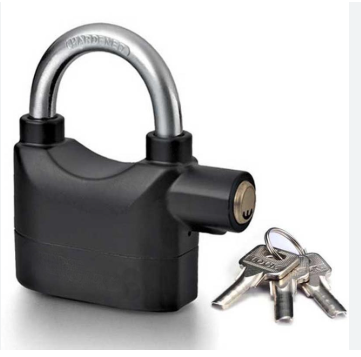 Alarm security lock