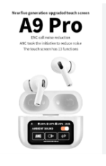 A9 PRO APPLE AIRPODS ANC/ENC white - Image 2