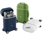 Portable mini suitcase manicure set - Image 4
