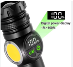TG K60 Rechargeable Flashlight 10W COB + LED Torchlight - Image 4