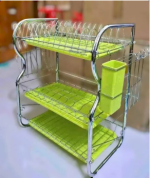 Premium Quality 3 layer kitchen rack green - Image 3
