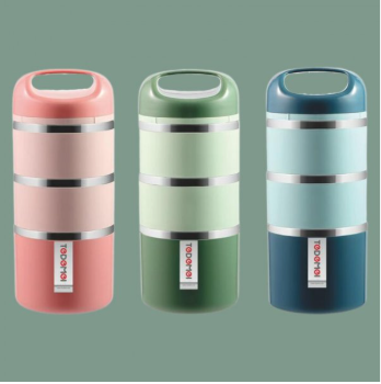 TEDEMEI 3.5 Layers Stainless Steel Lunch Box