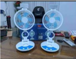Portable folding fan (ZT-329)রিচার্জ্যাবল Blue