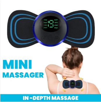Back Massager with 2pcs Butterfly Pad