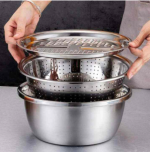 3-in-1 high-quality stainless steel kitchen tool (26 cm) - Image 4