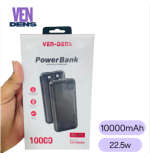 VEN-DENS 10000mah Power Bank 22.5W ( Without Cable ) - Image 4