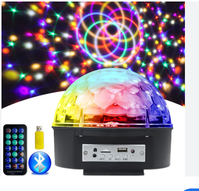 DJ light with speaker pendrive support