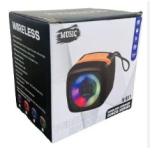 X-911 Bluetooth, AUX, USB, TF Card & FM Radio Supported Stylish RGB Lighting Wireless Speaker - Image 2