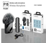 F15-2 Wireless Microphone 2 in 1 Collar Android and Iphone - Image 2