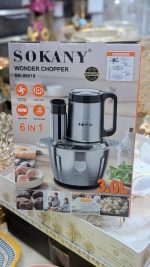 Sokany 6-in-1 Food Processor/Chopper - Image 5