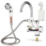 Electric Digital Display Instant Hot Water Tap With Hand Shower - Image 2