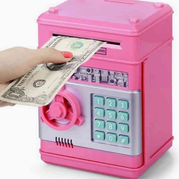 Kids Mini ATM Bank with password