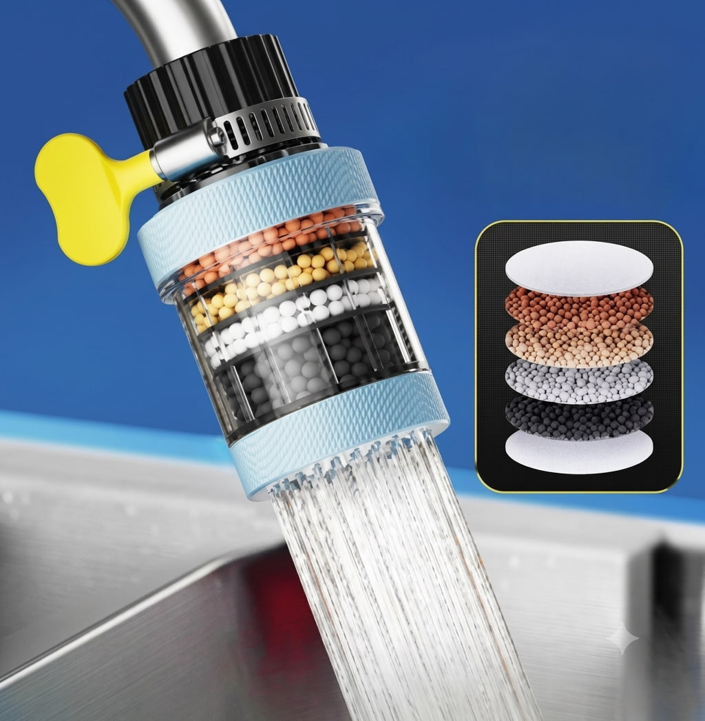 photo_2026-06-26_00-48-11 6 Layers Universal Kitchen Faucet Purifier Tap Filter - Image 1