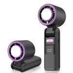 K801 Handheld Portable Mini Charger Fan - Image 2