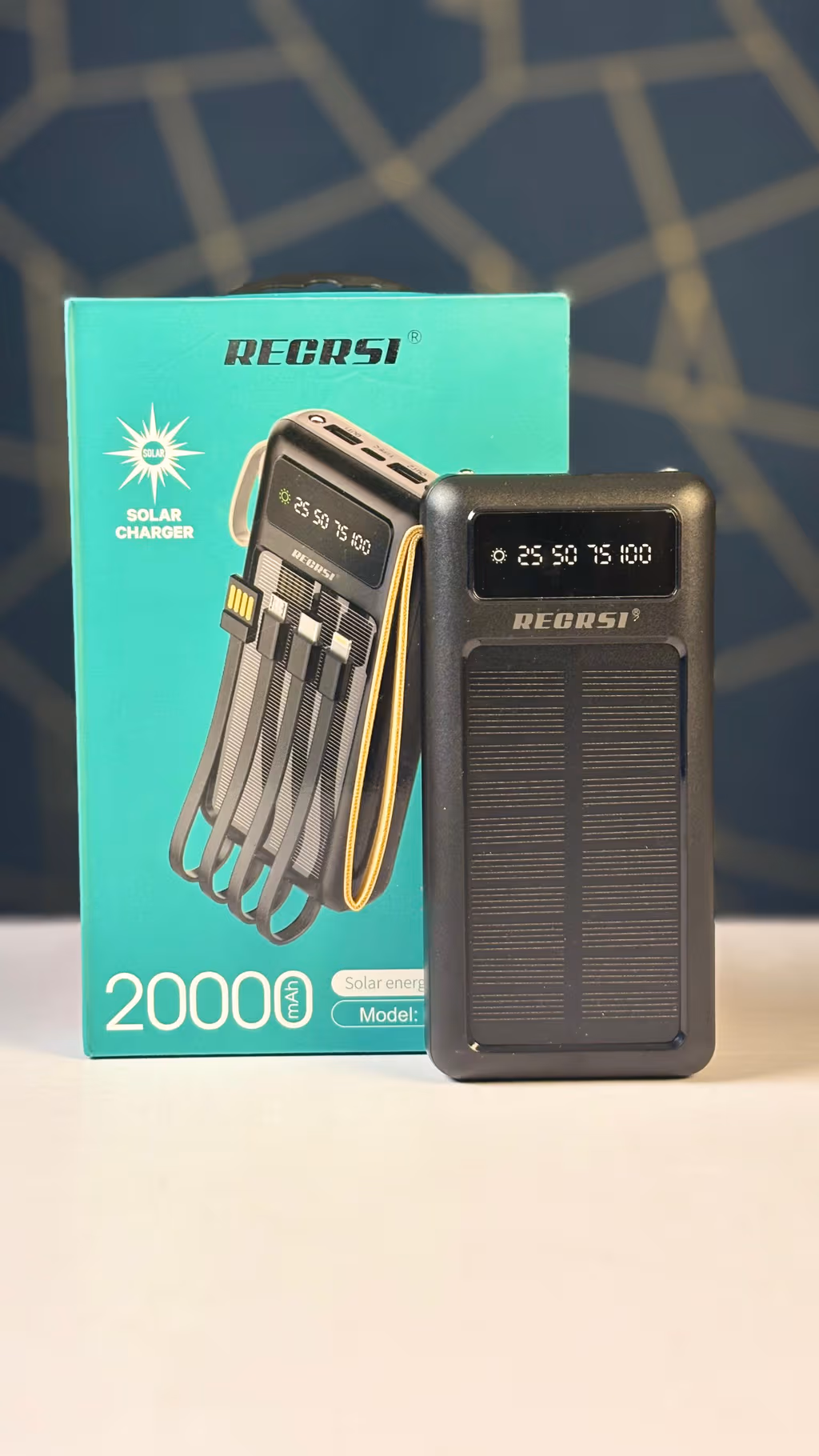 shopify-ickLZr6N4GRG REGRSI Solar Energy Power Bank 20000 mah - Image 1