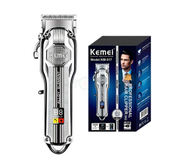 Kemei KM-517 USB Rechargeable Cordless Hair Trimmer