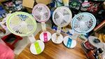 LR fan (Adjustable rechargeable folding fan with led light - Image 5