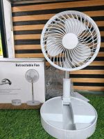 Retractable Rechargeable Table Fan - Image 5