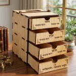 Medicine Box Wood ( 4 layer ) - Image 2