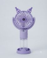 Mini Portable Rechargeable Hand-Held Mute Spray Mist Air Cooled Fan (Pocket Fan) - Image 3