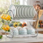 2 layer dish drainer Rack
