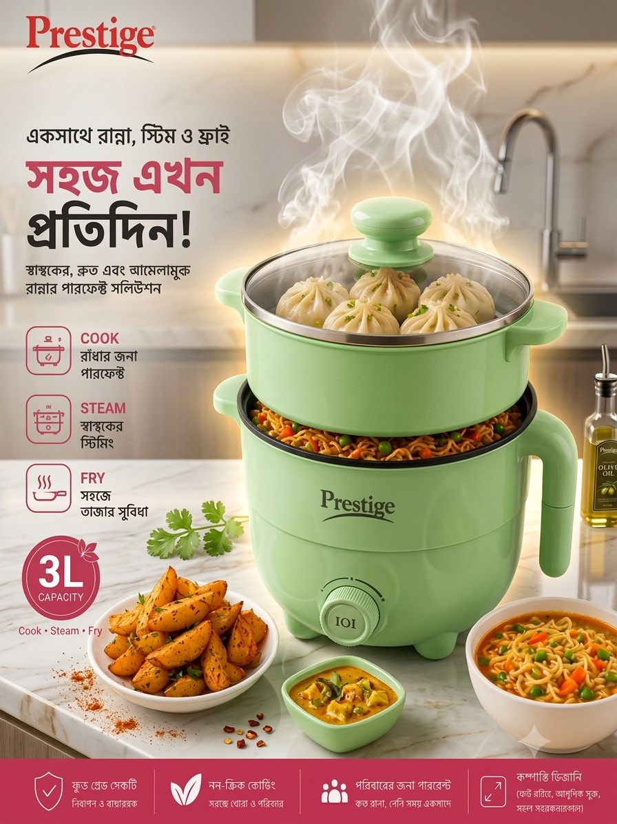 Prestige cooker 3.liter Prestige Multi-Purpose Cooker 3L - Image 1