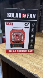 X16 Solar outdoor fan - Image 3