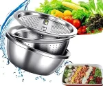 3-in-1 high-quality stainless steel kitchen tool (26 cm)